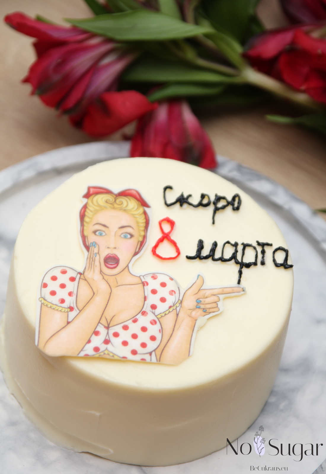Bento tortas be cukraus kovo 8 dieną Vilniuje - Tarptautinė moters diena