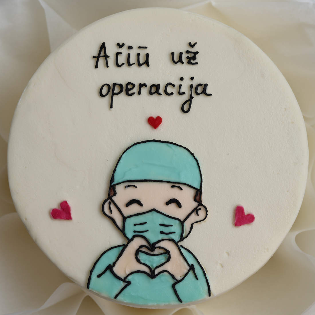 Бенто-торт в подарок врачу за операцию