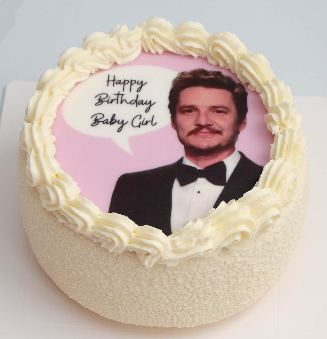 Tortas Happy Birthday Baby Girl su Pedro Pascalio nuotrauka