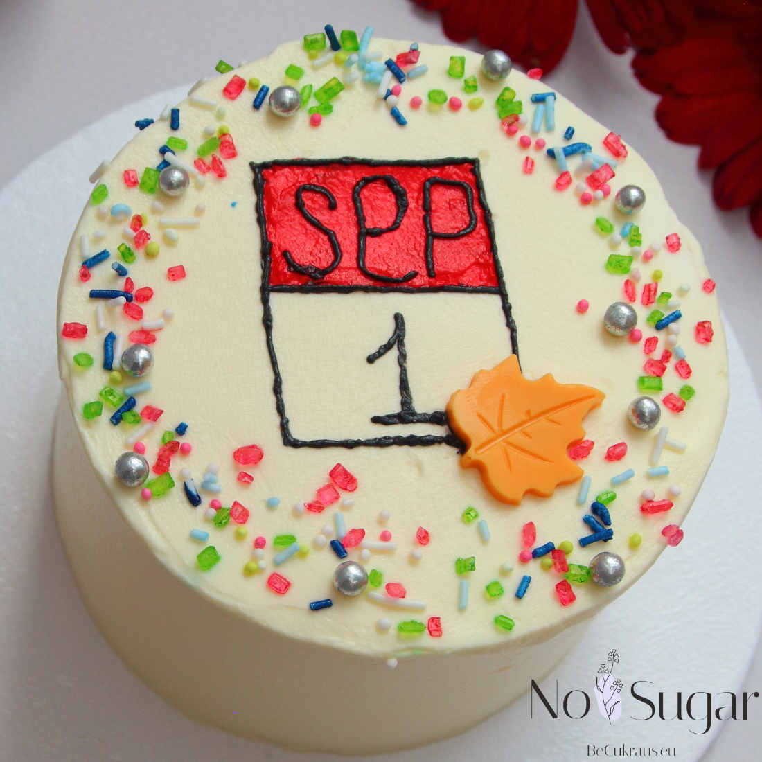 Bento cake for 1 September – Knowledge Day