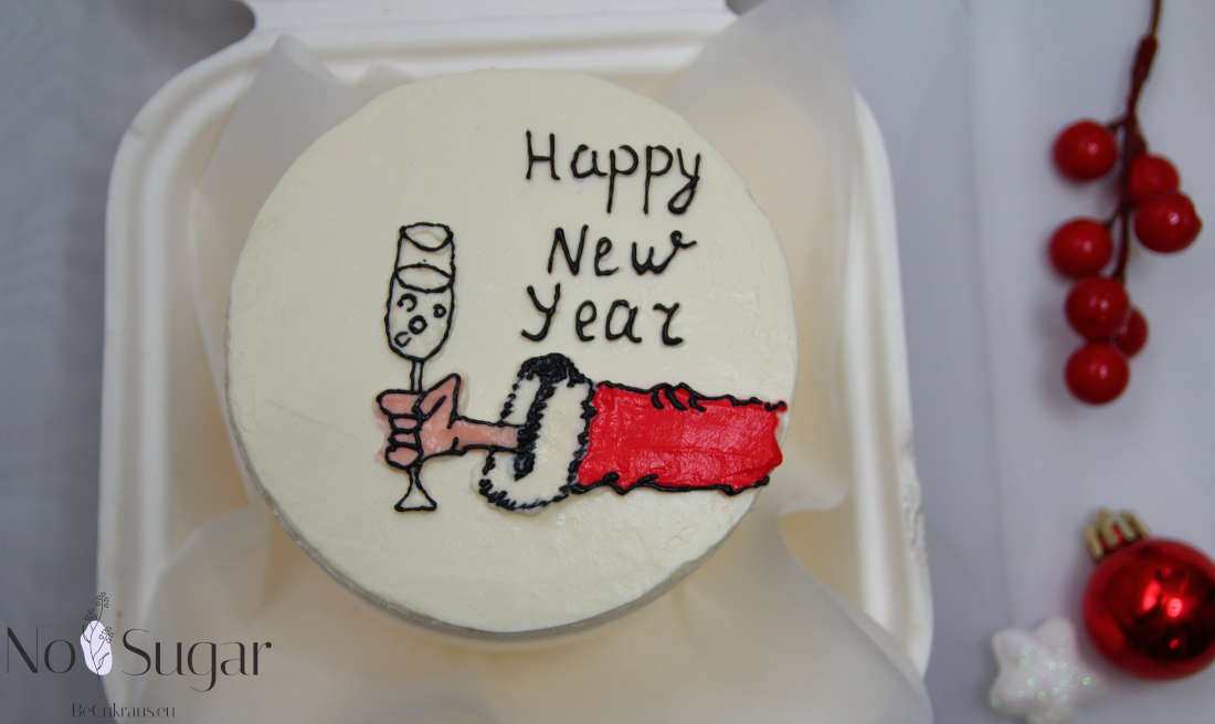 Happy New Year bento cake