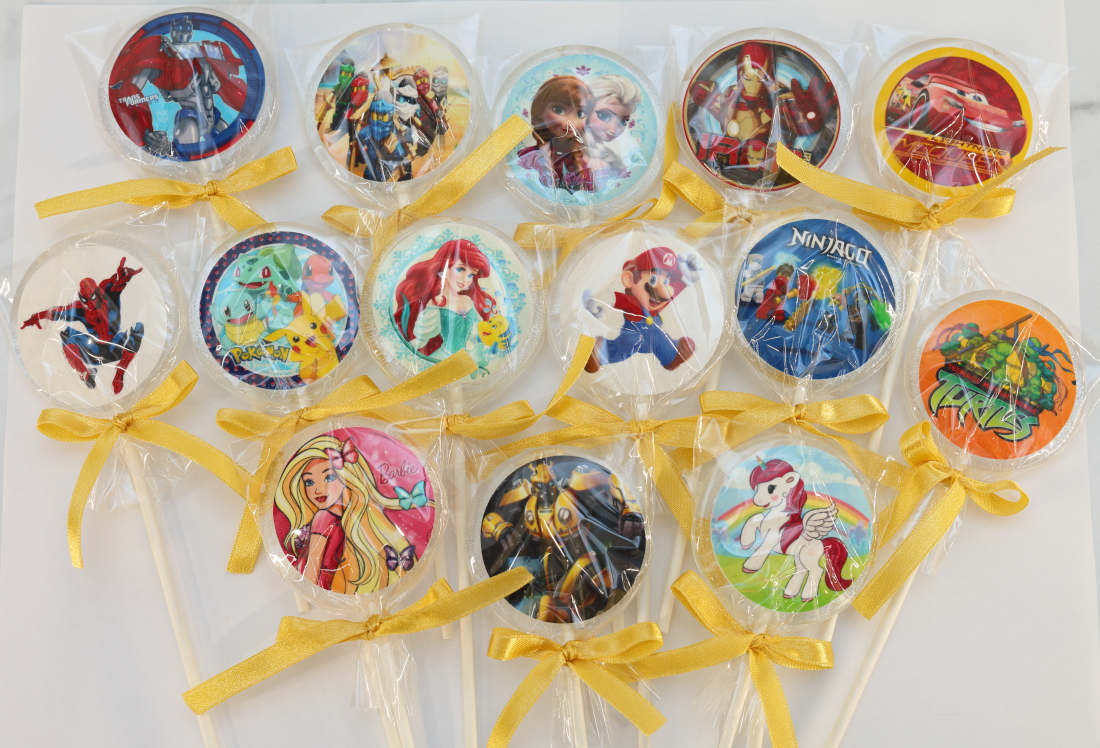 Леденцы для детей с любым изображением