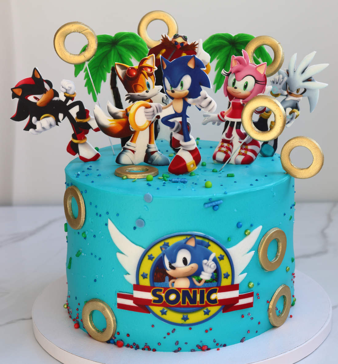 Tortas su Sonic personažais