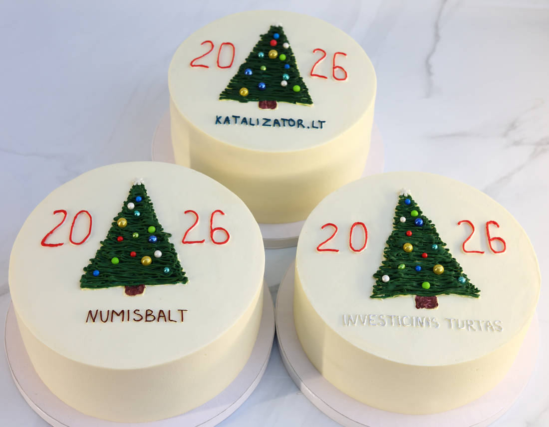 Cakes for companies for Christmas and New Year