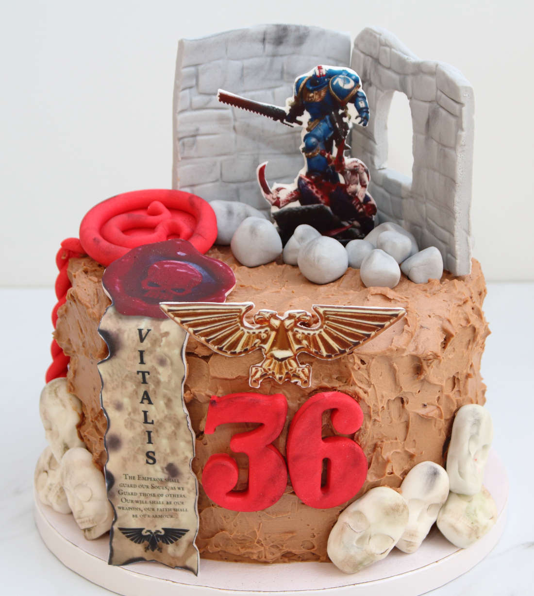 Warhammer gimtadienio tortas Vilniuje